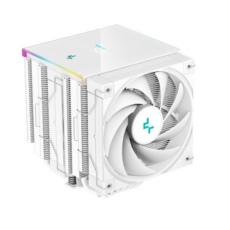 DeepCool CPU Cooler - AK620 Digital WH (28 dB; max, 117,21 m3/h; 4pin csatlakozó, 6 db heatpipe, 2x12cm, PWM, fehér)