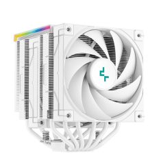   DeepCool CPU Cooler - AK620 DIGITAL SE WH (28 dB; max, 117,21 m3/h; 4pin csatlakozó, 6 db heatpipe, 2x12cm, PWM, RGB)