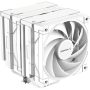   DeepCool CPU Cooler - AK620 WH (28 dB; max, 117,21 m3/h; 4pin csatlakozó, 6 db heatpipe, 2x12cm, PWM)