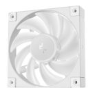 DeepCool Cooler 12cm - FD12 ARGB WH (27,6dB; max. 109,07 m3/h; 3pin csatlakozó; hydro bearing, ház hűtésre, PWM, fehér)