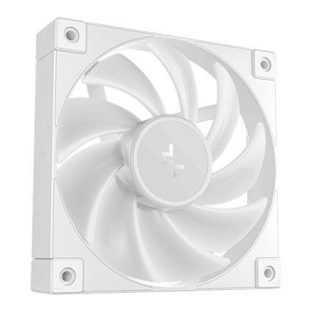 DeepCool Cooler 12cm - FD12 ARGB WH (27,6dB; max. 109,07 m3/h; 3pin csatlakozó; hydro bearing, ház hűtésre, PWM, fehér)