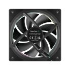DeepCool Cooler 12cm - FL12 SE (3in1) (28.67dB; max.86,20 m3/h; 3x12cm, 3pin; hydro bearing, ház hűtésre, RGB, PWM)