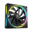 DeepCool Cooler 12cm - FL12 SE (3in1) (28.67dB; max.86,20 m3/h; 3x12cm, 3pin; hydro bearing, ház hűtésre, RGB, PWM)