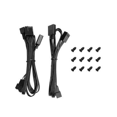 DeepCool Cooler 12cm - FL12 SE (3in1) (28.67dB; max.86,20 m3/h; 3x12cm, 3pin; hydro bearing, ház hűtésre, RGB, PWM)