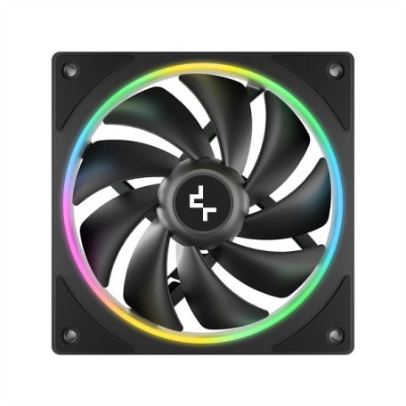 DeepCool Cooler 12cm - FL12 SE (28.67dB; max.86,20 m3/h; 12cm, 3pin csatlakozó; hydro bearing, ház hűtésre, RGB, PWM)