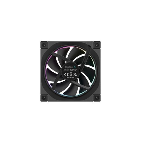 DeepCool Cooler 12cm - FL12 (32dB; max.93,44 m3/h; 12cm, 3pin csatlakozó; hydro bearing, ház hűtésre, RGB, PWM)