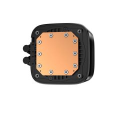   DeepCool CPU Water Cooler - LD360 (max 21dB; max. 122,39 m3/h; 3x12cm, LED kijelző, fekete)