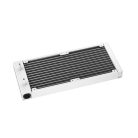 DeepCool CPU Water Cooler - LE240 WH V2 (max 31,6dB; max. 128,93 m3/h; 2x12cm, A-RGB LED, fehér)