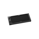 DeepCool CPU Water Cooler - LM240 (max 36.07dB; max. 112,52 m3/h; 2x12cm, LED kijelző, fekete)
