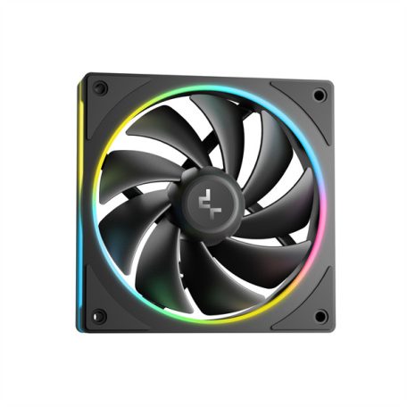 DeepCool CPU Water Cooler - LM240 (max 36.07dB; max. 112,52 m3/h; 2x12cm, LED kijelző, fekete)