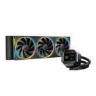 DeepCool CPU Water Cooler - LM360 (max 36,07dB; max. 122,52 m3/h; 3x12cm, LED kijelző, fekete)