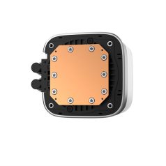   DeepCool CPU Water Cooler - LP360 WH (max 21dB; max. 122,39 m3/h; 3x12cm, LED kijelző, fehér)