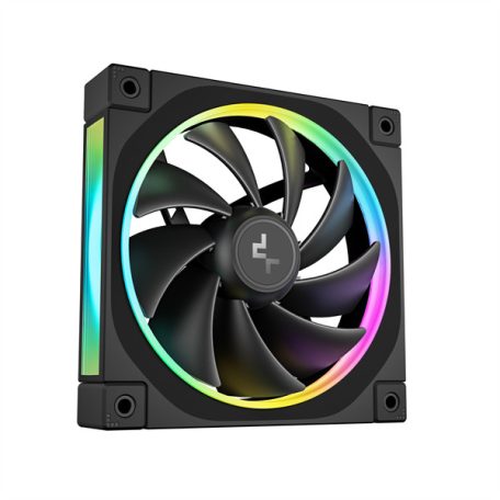 DeepCool CPU Water Cooler - LQ360 ULTRA ARGB (max 35.63dB; max. 124,72 m3/h; 3x12cm, LED kijelző, fekete)