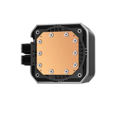   DeepCool CPU Water Cooler - MYSTIQUE 240 ARGB (max 21dB; max. 123,09 m3/h; 2x12cm, LED kijelző, fekete)