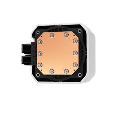   DeepCool CPU Water Cooler - MYSTIQUE 360 WH (max 21dB; max. 123,09 m3/h; 3x12cm, LED kijelző, fehér)