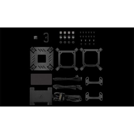 DeepCool CPU Water Cooler - SPARTACUS 360 (32,23dBmax;. 135,73 m3/h; 3x12cm, LED kijelző, fekete)