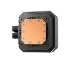 DeepCool CPU Water Cooler - SPARTACUS 420 (32,69dB max;. 191,13 m3/h; 3x14cm, LED kijelző, fekete)