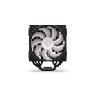 Endorfy CPU Cooler - Fera 5 Black ARGB (12 cm, 4 pin, 4x heatpipe, PWM, TDP 220W, fekete)