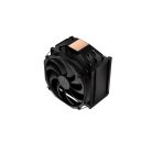 Endorfy CPU Cooler - Fortis 5 Black (14 cm, 4 pin, 6x heatpipe, PWM, TDP 220W, fekete)