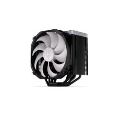   Endorfy CPU Cooler - Fortis 5 Black ARGB (14 cm, 4 pin, 6x heatpipe, PWM, TDP 220W, fekete)