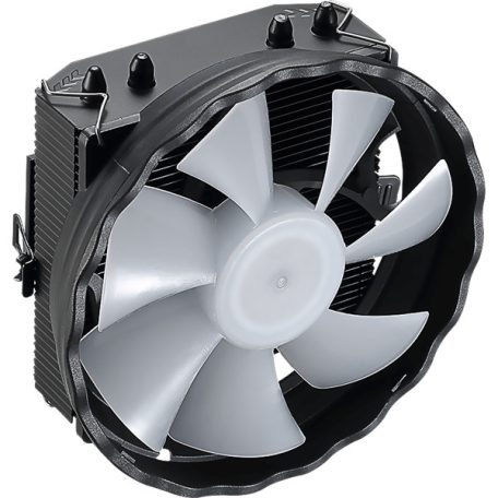 Formula CPU Cooler - Astral Plus FRPW 4P (17-34dB, 4pin csatlakozó, 4 db heatpipe, 9cm, PWM, FRGB)