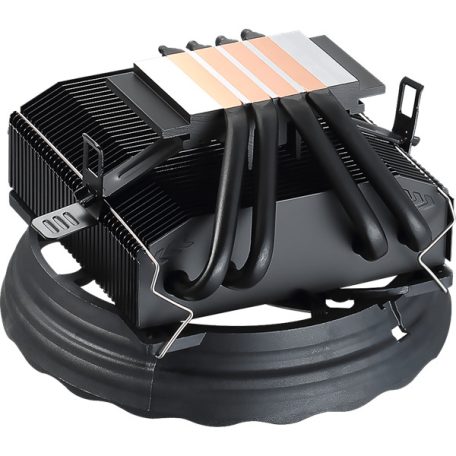 Formula CPU Cooler - Astral Plus FRPW 4P (17-34dB, 4pin csatlakozó, 4 db heatpipe, 9cm, PWM, FRGB)