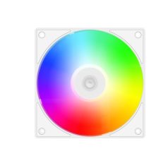  ID-Cooling Cooler 12cm - AS-120-ARGB-W (27,2dB, max. 98,54 m3/h, 4pin, PWM, 12cm, ARGB, fehér)