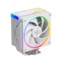   ID-Cooling CPU Cooler - FROZN A410 ARGB WHITE (29.9dB; max. 132,54 m3/h; 4pin, 4 db heatpipe, 12cm, A-RGB, PWM)