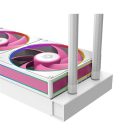 ID-Cooling CPU Water Cooler - FX240 INF PINK (29.9dB; max. 132,52 m3/h; 2x12cm, A-RGB, rózsaszín)