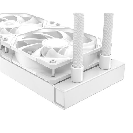 ID-Cooling CPU Water Cooler - FX240 INF WHITE (27.2dB; max. 98,54 m3/h; 2x12cm, A-RGB, fehér)