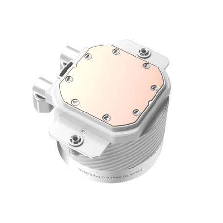 ID-Cooling CPU Water Cooler - FX240 INF WHITE (27.2dB; max. 98,54 m3/h; 2x12cm, A-RGB, fehér)