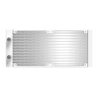 ID-Cooling CPU Water Cooler - FX240 LCD WHITE (27,2dB; max. 98,54 m3/h; 2x12cm, A-RGB, fehér)