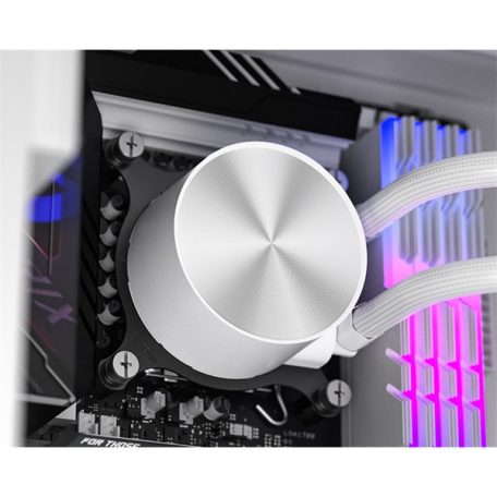 ID-Cooling CPU Water Cooler - FX240 PRO WHITE (25dB; max. 140,16 m3/h; 2x12cm, fehér)