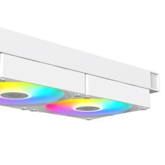   ID-Cooling CPU Water Cooler - FX240 TD WHITE (25dB; max. 98,54 m3/h; 2x12cm, A-RGB LED, fehér)