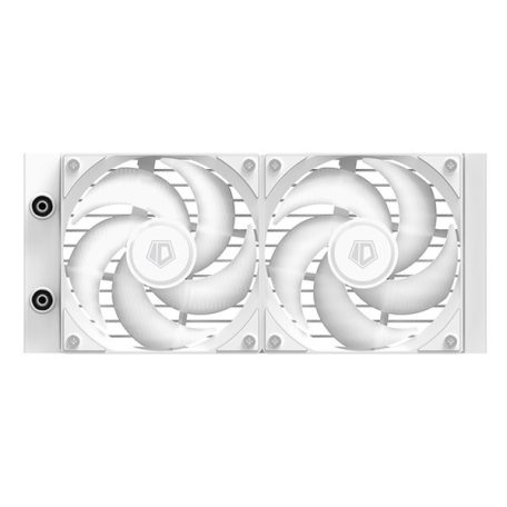ID-Cooling CPU Water Cooler - FX240 TD WHITE (25dB; max. 98,54 m3/h; 2x12cm, A-RGB LED, fehér)