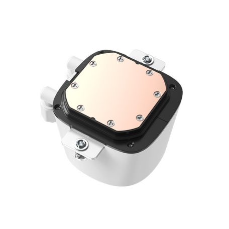ID-Cooling CPU Water Cooler - FX240 TD WHITE (25dB; max. 98,54 m3/h; 2x12cm, A-RGB LED, fehér)