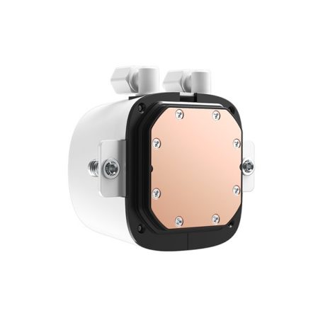 ID-Cooling CPU Water Cooler - FX240 TD WHITE (25dB; max. 98,54 m3/h; 2x12cm, A-RGB LED, fehér)