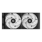 ID-Cooling CPU Water Cooler - FX240 TD (25dB; max. 98,54 m3/h; 2x12cm, A-RGB LED, fekete)