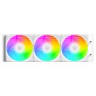 ID-Cooling CPU Water Cooler - FX360 INF WHITE (27.2ddB; max. 98,54 m3/h; 3x12cm, A-RGB, fehér)