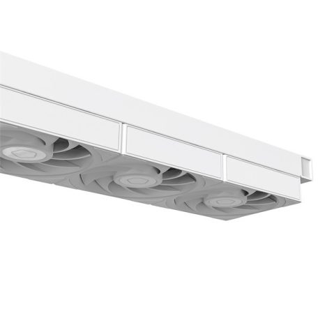 ID-Cooling CPU Water Cooler - FX360 LCD PE WHITE (34.3dB; max.150,78 m3/h; 3x12cm, fehér)