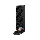 ID-Cooling CPU Water Cooler - FX360 LCD PE (34.3dB; max.150,78 m3/h; 3x12cm, fekete)