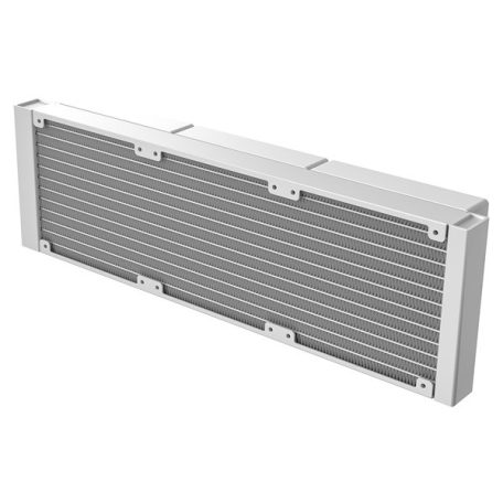 ID-Cooling CPU Water Cooler - FX360 LCD WHITE (27.2dB; max.98,54 m3/h; 3x12cm, A-RGB, fehér)