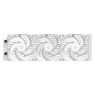 ID-Cooling CPU Water Cooler - FX360 TD WHITE (27.2dB; max.98,54 m3/h; 3x12cm, A-RGB, fehér)