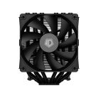 ID-Cooling CPU Cooler - SE-206-XT BLACK (15.2-35.2 dB; max 129,39 m3/h; 4Pin csatlakozó, 6 db heatpipe, 2x12cm, PWM)