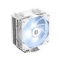   ID-Cooling CPU Cooler - SE-224-XTS WHITE (28.9dB; max. 118,93 m3/h; 4pin csatlakozó, 4 db heatpipe, 12cm, PWM)