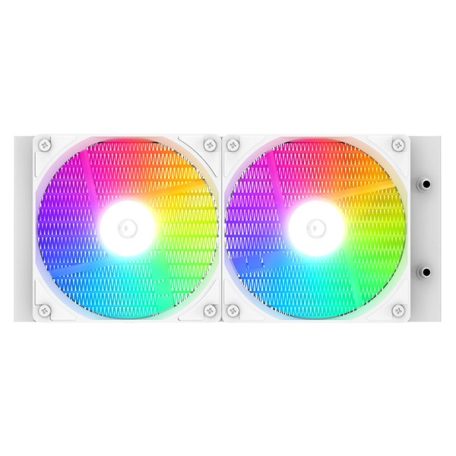 ID-Cooling CPU Water Cooler - Space SL240 XE WHITE (25dB; max. 129,39 m3/h; 2x12cm, A-RGB LED, fehér)
