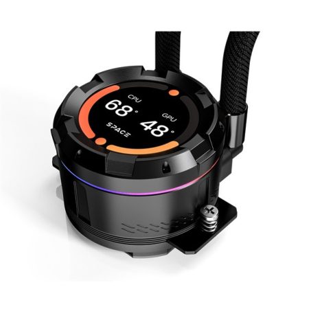 ID-Cooling CPU Water Cooler - SL360 PRO SE (27,2dB; max. 98,54 m3/h; 3x12cm, A-RGB LED, fekete)