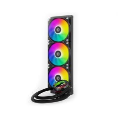   ID-Cooling CPU Water Cooler - Space SL360 XE (35,2dB; max. 129,39 m3/h; 3x12cm, A-RGB LED, fekete)