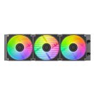 ID-Cooling CPU Water Cooler - Space SL360 V2 (25dB; max. 135,41 m3/h; 3x12cm, A-RGB LED, fekete)