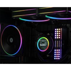   ID-Cooling CPU Water Cooler - Space SL360 (25dB; max. 132,52 m3/h; 3x12cm, A-RGB LED, fekete)